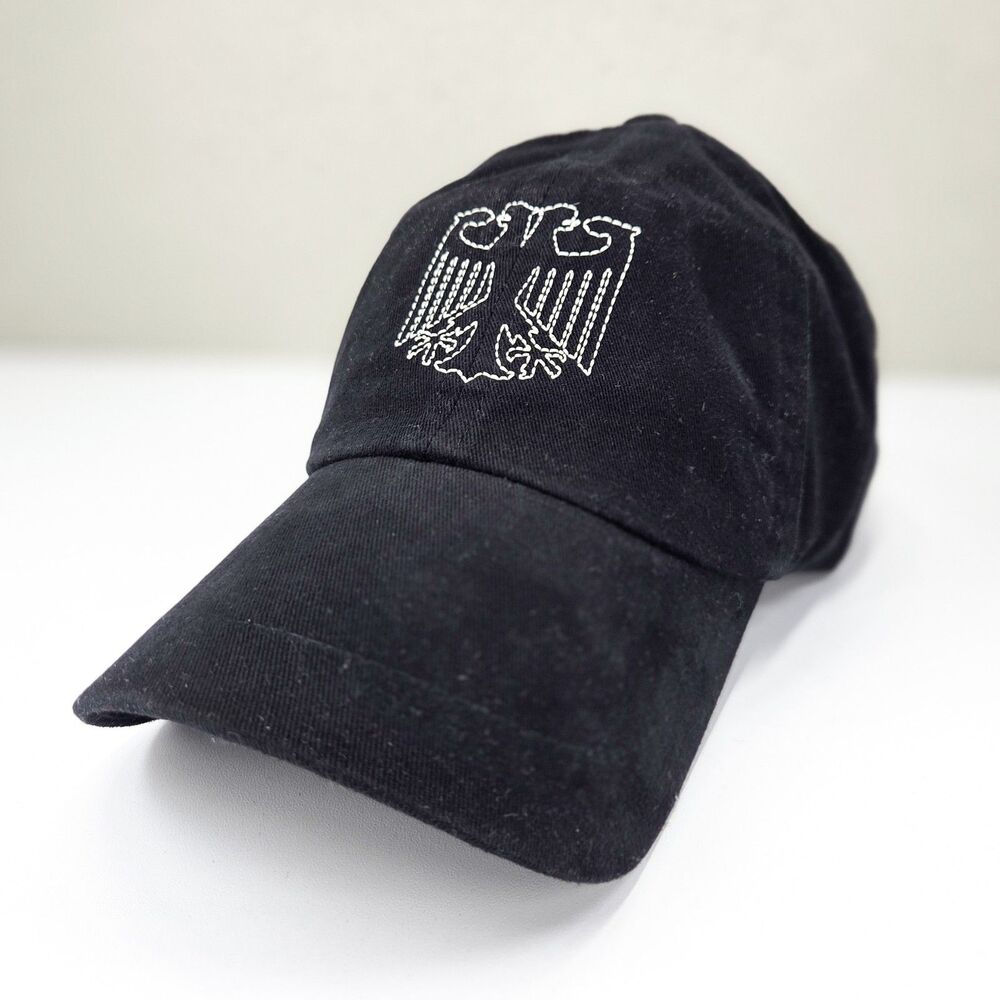Kanye West VULTURES Korea Exclusive Hat Black Adjustable Yeezy Ye Merch Eagle